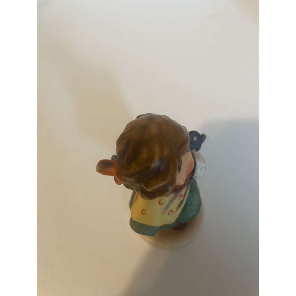 Goebel Hummel For Father 377 Figurine Girl with Flower Basket West Germany AS IS - Picture 5 of 7